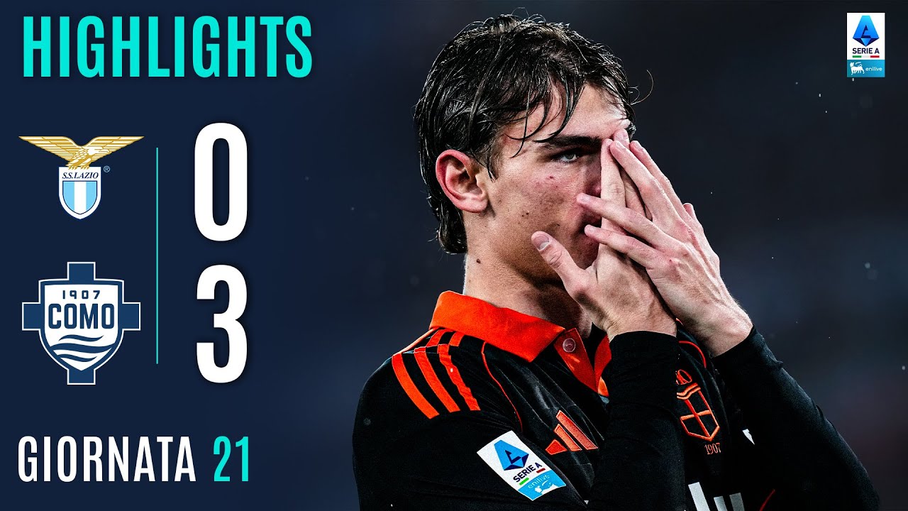 LAZIO-COMO 0-3 | HIGHLIGHTS | 21ª GIORNATA | SERIE A ENILIVE 2025/26
