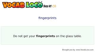 Video thumbnail for fingerprints