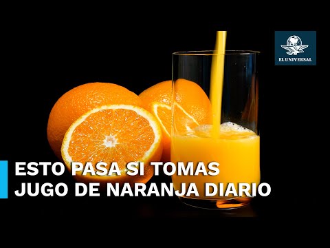 ¿Es recomendable beber jugo de naranja diario?