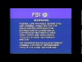 FBI Warning Intro Ident 1996
