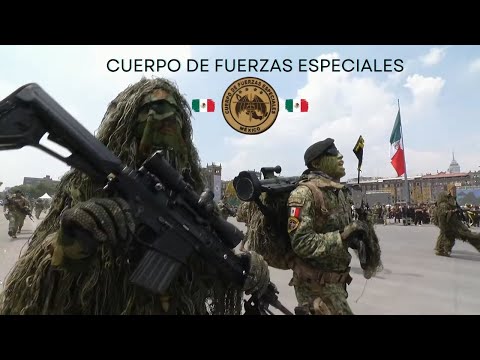 Desfile Militar Mexicano 2024 - CUERPO DE FUERZAS ESPECIALES