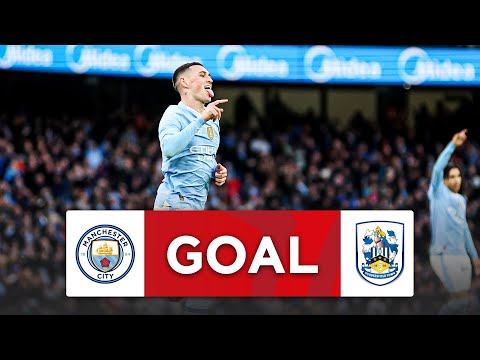 GOAL | Phil Foden | Manchester City 4-0 Huddersfield Town | Third Round | Emirates FA Cup 2023-24