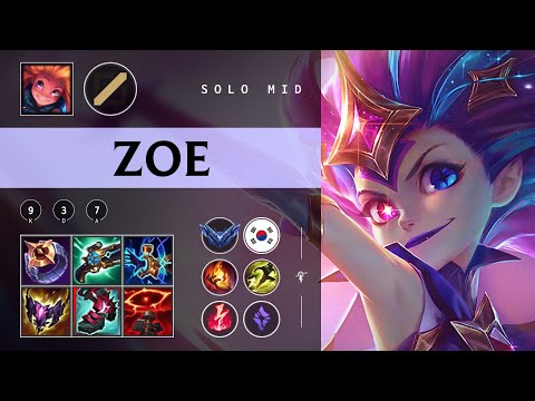 Zoe Mid vs Zed - KR Diamond Patch 25.24