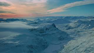 TV Screensaver Winter Snow Scenery snowy mountains Virtual picture frame  No Sound