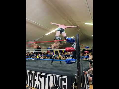 Danger kid caught by Mac Daniels limitless wrestling #patienceisavirtue wwe impact Njpw. Aew
