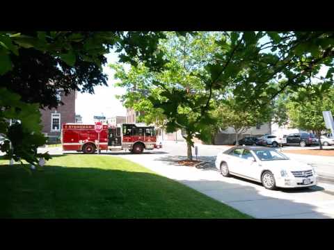 Stoneham MA Engine 2 and the ambulance responding to a Medical 6/25/16