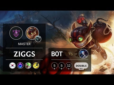 Ziggs Bot vs Jinx - KR Master Patch 9.24