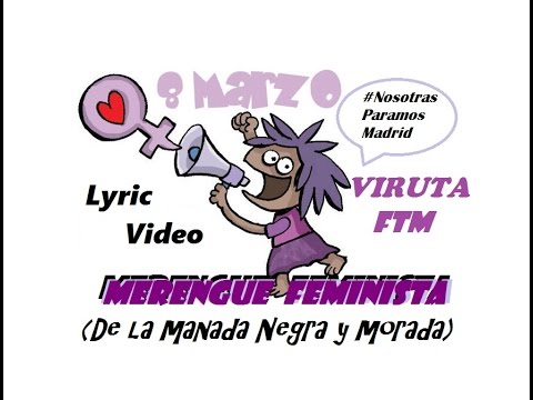 MERENGUE FEMINISTA (Negra y Morada) Viruta FTM Lyric Video