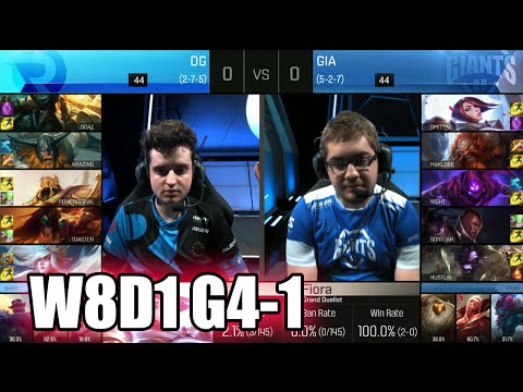 Origen vs GIANTS | Game 1 S6 EU LCS Summer 2016 Week 8 Day 1 | OG vs GIA G1 W8D1 1080p