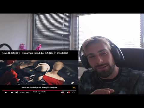 BozeTurk Reacting to ( Reyn ft. Ufo361 - Kaçamak) Türkçe music reaction