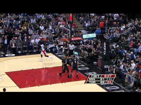 Raptors Highlights: Johnson With The Flush - March 18, 2015