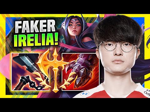 LEARN HOW TO PLAY IRELIA LIKE A PRO! - T1 Faker Plays Irelia Mid vs Viego! | Season 11