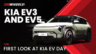Kia EV3 and EV5 First Look at Kia EV Day 2024 | Zigwheels.Ph
