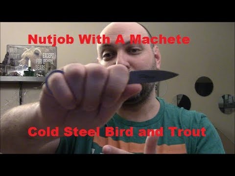Cold Steel Bird \u0026 Trout - 20BTJ - full review and meat test