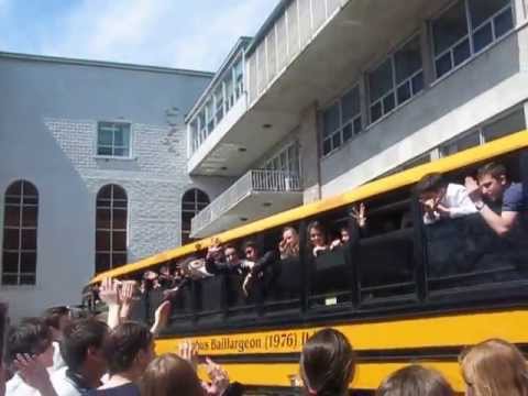 Départ Francais Collège Jean de la Mennais, La Prairie 2013