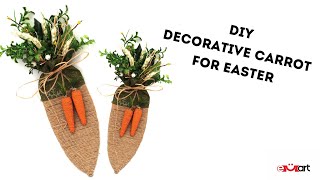 DIY Decorative carrot for Easter 