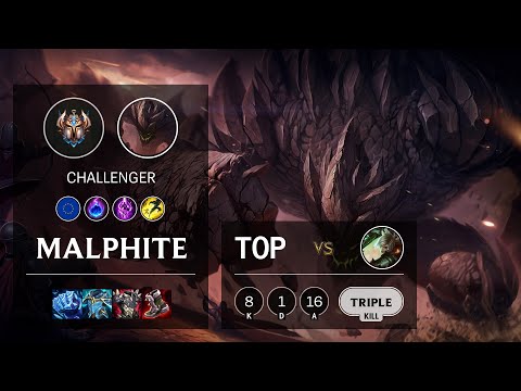 Malphite Top vs Riven - EUW Challenger Patch 10.23