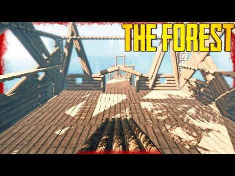 Crazy Custom Wall Building Part 3 - S3 EP22 | The Forest v0.73