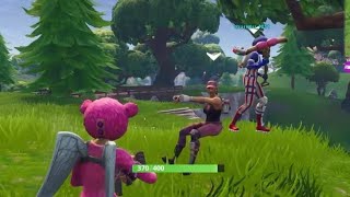 [Fortnite] 空中で運転してるやつがいたww