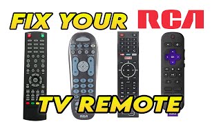 How To Fix Your RCA TV Remote Control That is Not Working