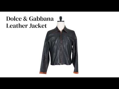Billy Howerdel's Dolce & Gabbana Leather Jacket