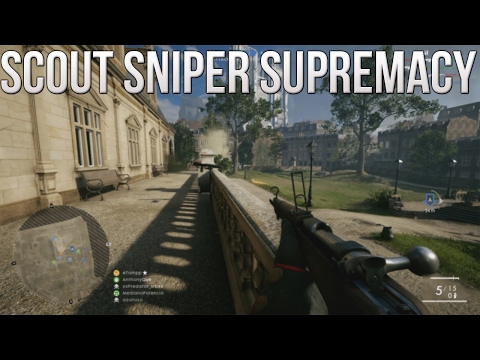 Scout Sniper Supremacy! - PS4 Battlefield 1 Road to Max Rank Ep. 92!  (BF1 Rush Amiens)