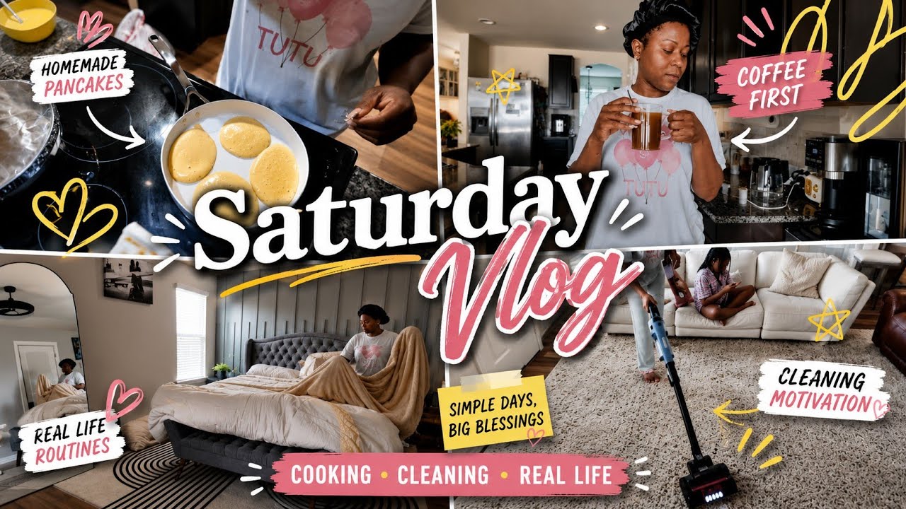 The Ultimate Saturday Reset Routine | Cleaning, Cooking & Home Refresh ✨