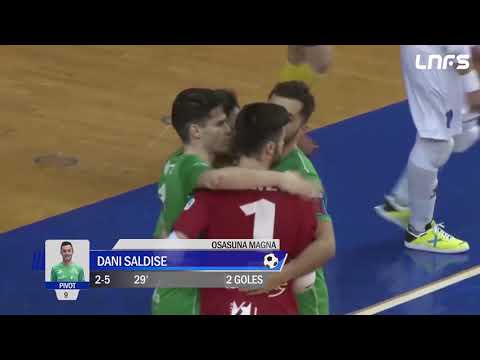 Gol de Dani Saldise (2-5) Gran Canaria - Osasuna Magna. J20, 1Div