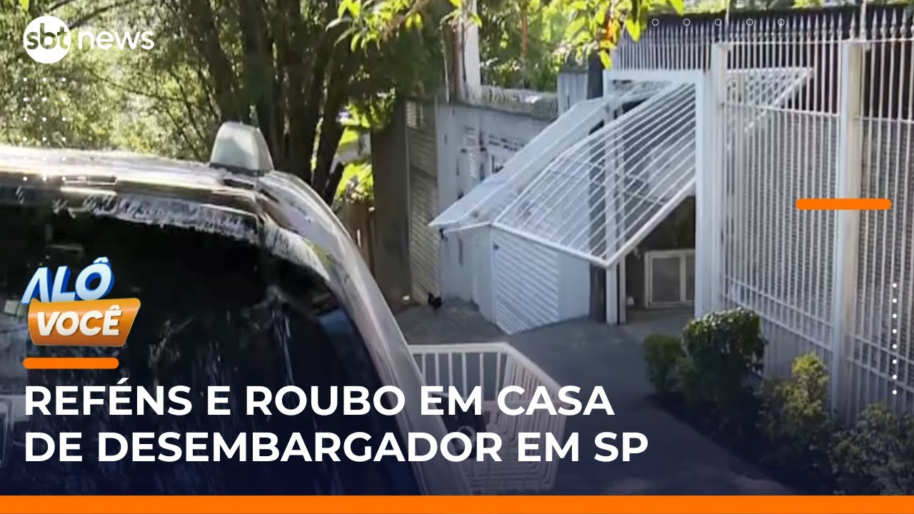 Criminosos invadem casa de desembargador, fazem reféns e roubam camisas | #AlôVocê (30/05/25)
