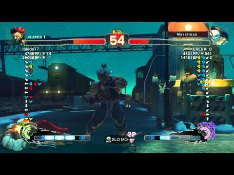 SSF4 AE: Tokido (Akuma) vs KURENAI Q (Claw) - Ranked Match (720p HD)