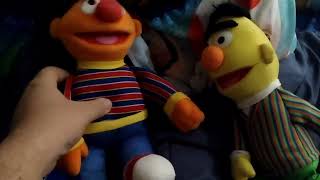 Ernie Eats Cookies in Bed (Plush Version)