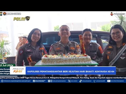 KAPOLRES PEMATANGSIANTAR BERI KEJUTAN HARI BHAKTI ADHYAKSA KE 64