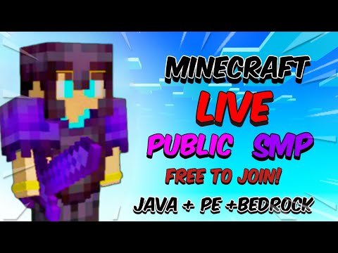Join Aneeq's SMP Now - FREE | JAVA + PE + BEDROCK | LIVE 🔴!