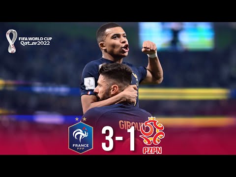 France vs Pologne 3-1 Résumé - Huitième de Finale Coupe Du Monde QATAR 2022 (TF1)