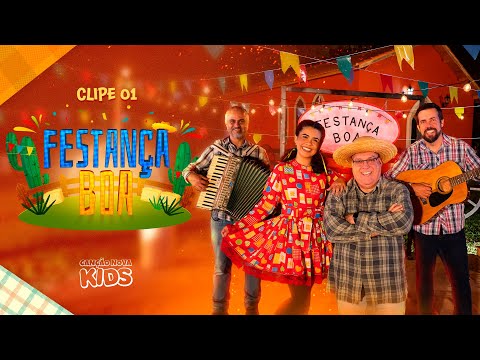 01 • Festança Boa l Sansão e o Cabelão l Maria Passa na Frente • Canção Nova Kids