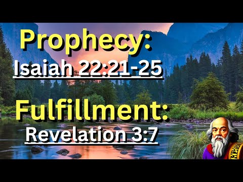 Prophecy: (Isaiah 22:21-25) and Fulfillment: (Revelation 3:7) "Peg In A Sure Place"