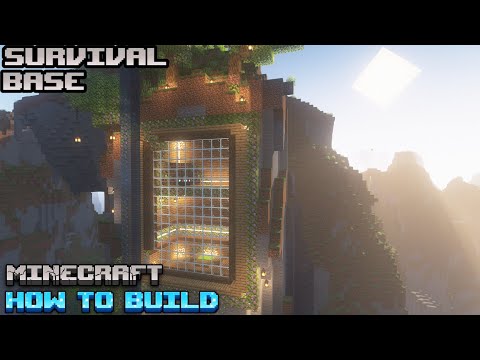 Unreal Mountain Base Build in Minecraft!