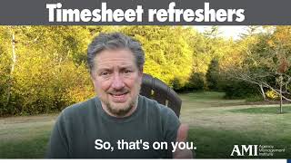 Timesheet Refreshers