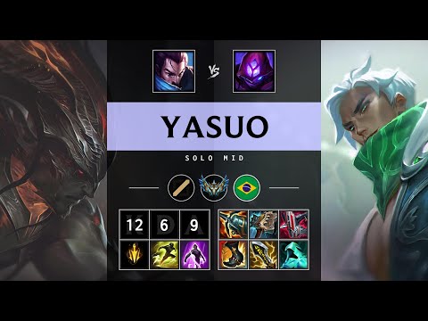 Yasuo Mid vs Malzahar: Triple Kill, Dominating - BR Challenger Patch 25.S1.1