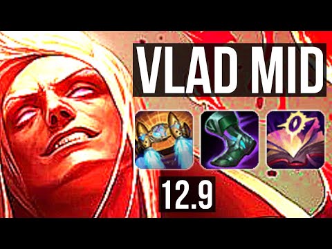 VLAD vs LISS (MID) | 7/0/4, 600+ games, Godlike | BR Master | 12.9