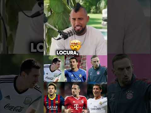 Arturo Vidal elige  ¿Messi  Cristiano o Ribery ? #futboleros #arturovidal #planetafutbol #podcast