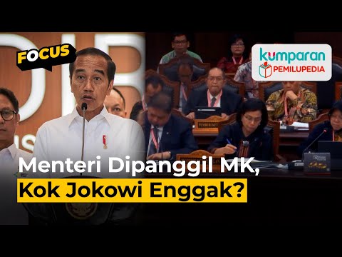 Alasan MK Tak Panggil Presiden Jokowi ke Sidang Sengketa Pilpres 2024