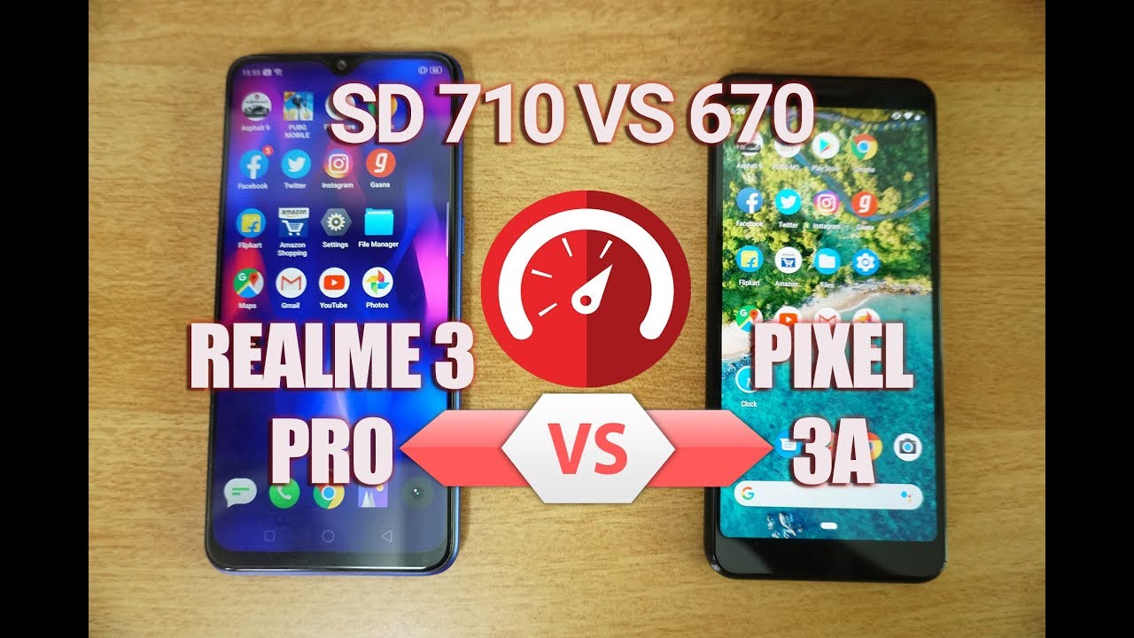 Realme 3 Pro vs Pixel 3A Speedtest (Snapdragon 710 vs 670)