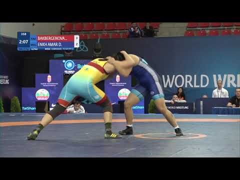 1/4 WW - 72 kg: Z. BAKBERGENOVA (KAZ) v. D. ENKH AMAR (MGL)