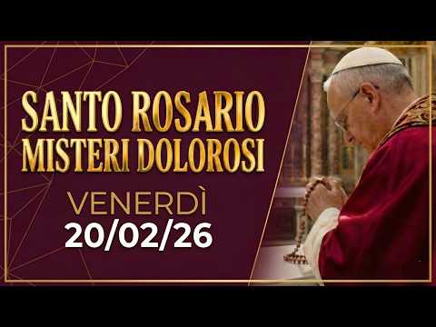 "CONSOLA GESÙ NASCOSTO" 🤍 Santo Rosario 20 Febbraio (Misteri Dolorosi)