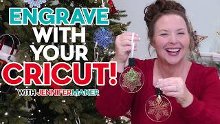 How To Engrave Acrylic With A Cricut Maker | Tips & Festive Ornaments!