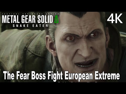 Metal Gear Solid Delta Snake Eater (MGS3 Remake) The Fear Boss Fight European Extreme 4K