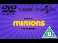 Closing To Minions 2015 UK DVD Italian Option