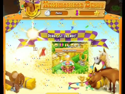 Let's play Hay Day Deutsch Goldpokal 🏆1 Platz Derby Champions Liga Level Up Stadt 30