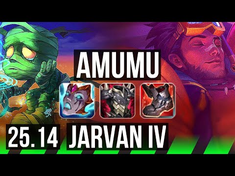 AMUMU vs JARVAN IV (JGL) | EUW Diamond | 25.14